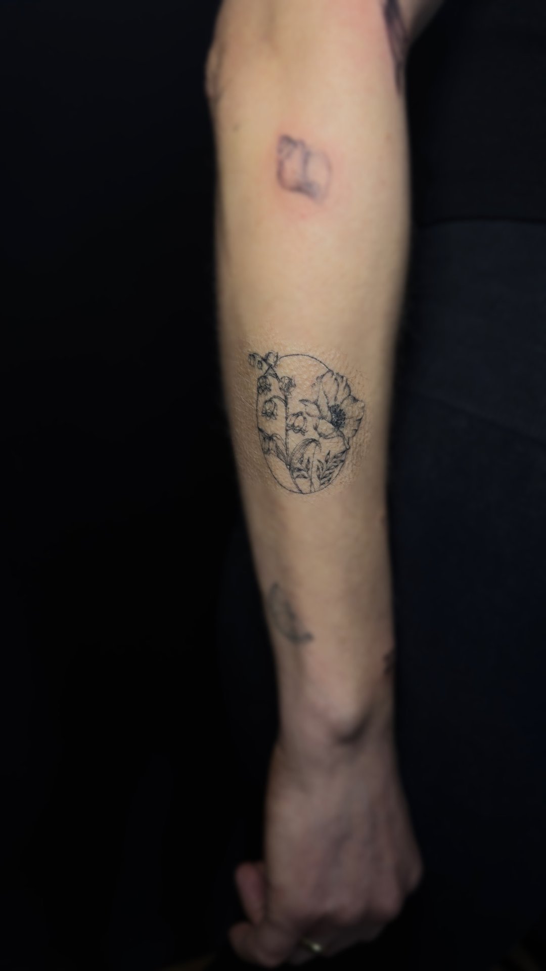 Abgeheiltes Tattoo