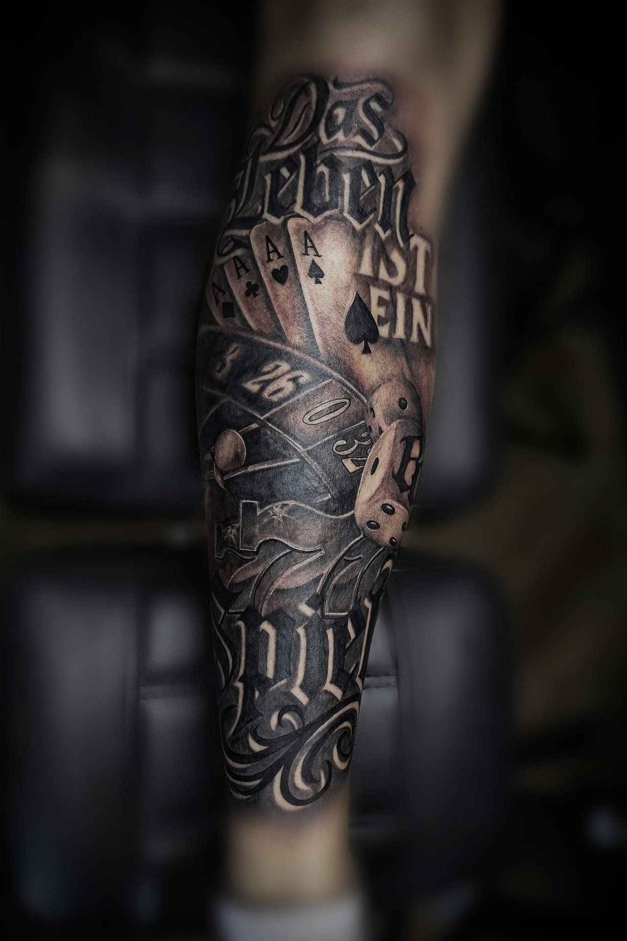 Black & Grey Tattoo